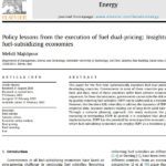 Policy lessons from the execution of fuel dual-pricing: Insights for fuel-subsidizing economies